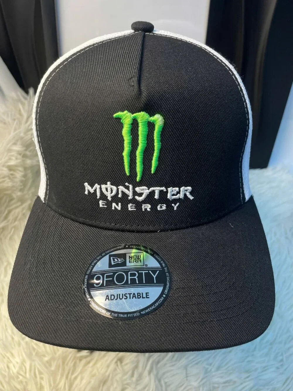 Monster Energy Logo Embroidered 9Forty New Era Cap